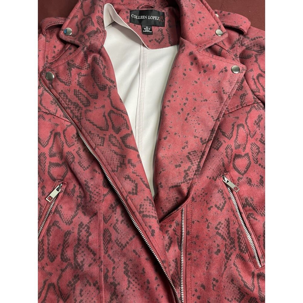 colleen lopez Women's jacket ruby red (M) - Picture 4 of 7